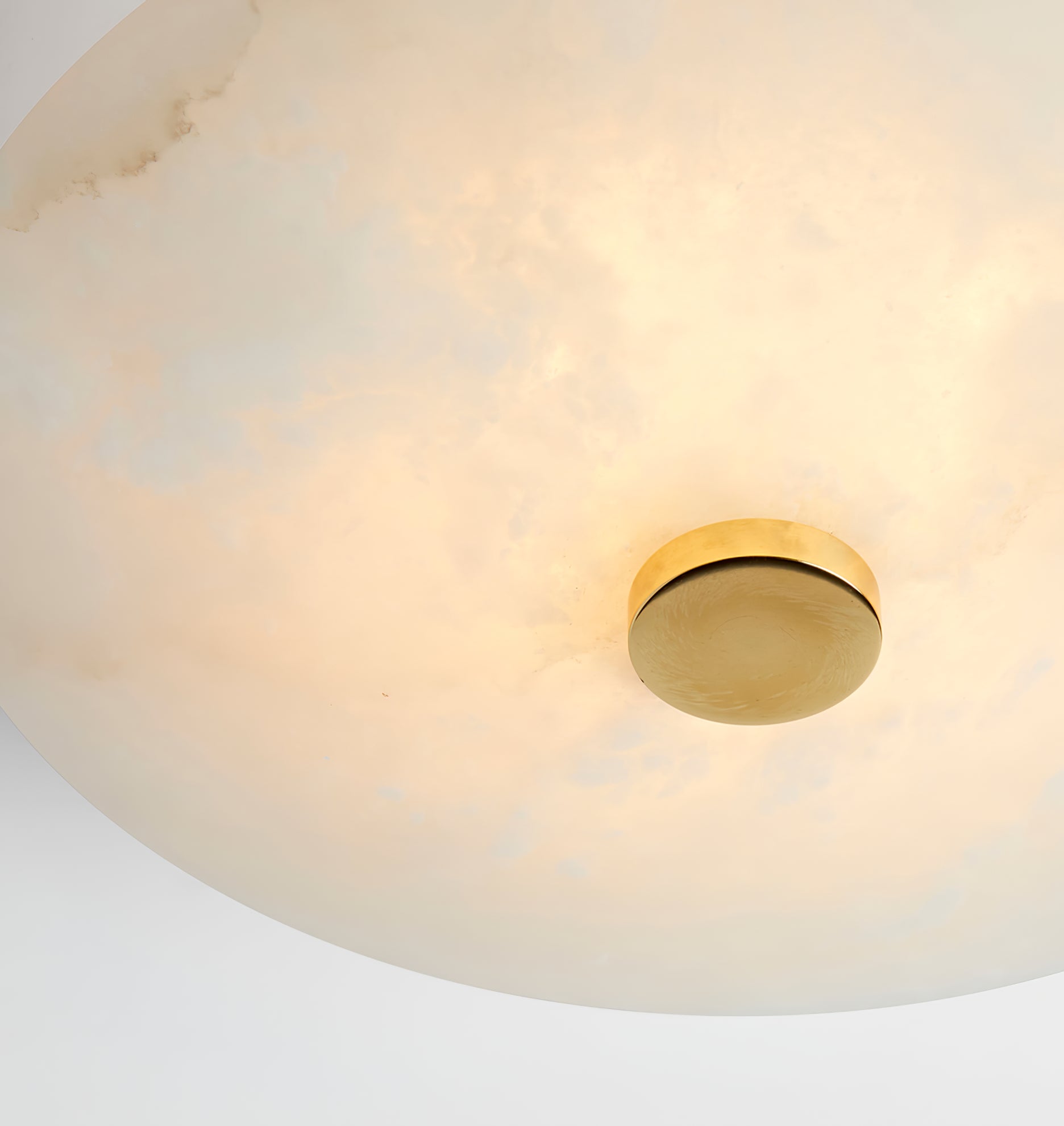 Jarnbruvyn Modern Brass Alabaster Ceiling Lamp - Letslighting
