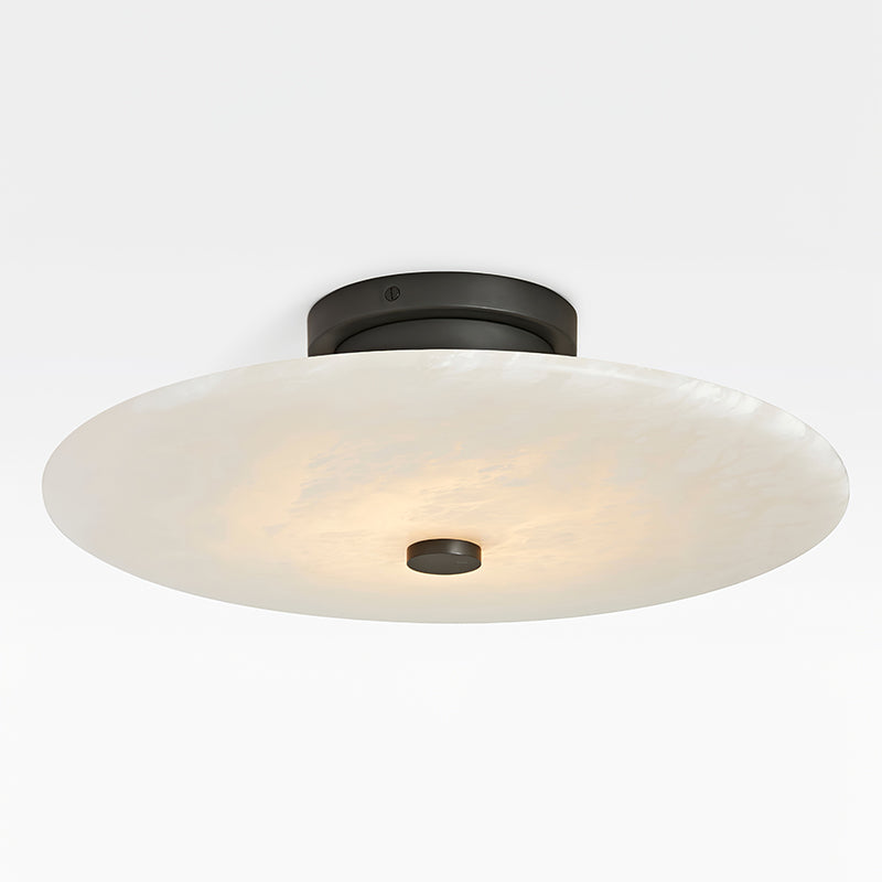Jarnbruvyn Modern Brass Alabaster Ceiling Lamp - Letslighting