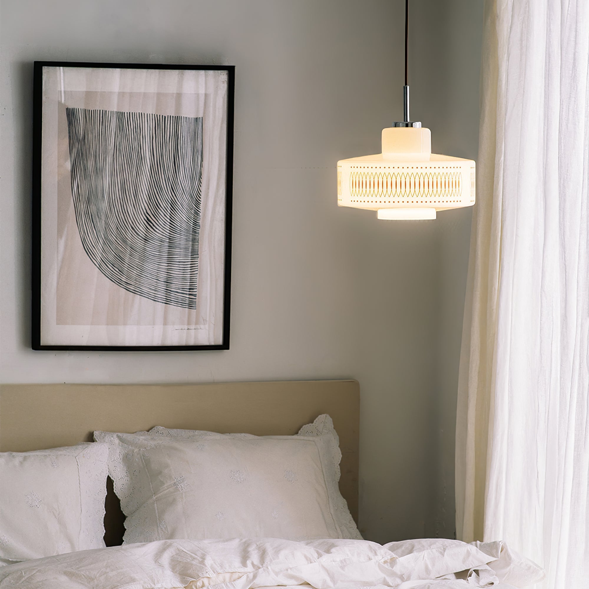 Luna Vintage Glass Pendant Lamp - Letslighting