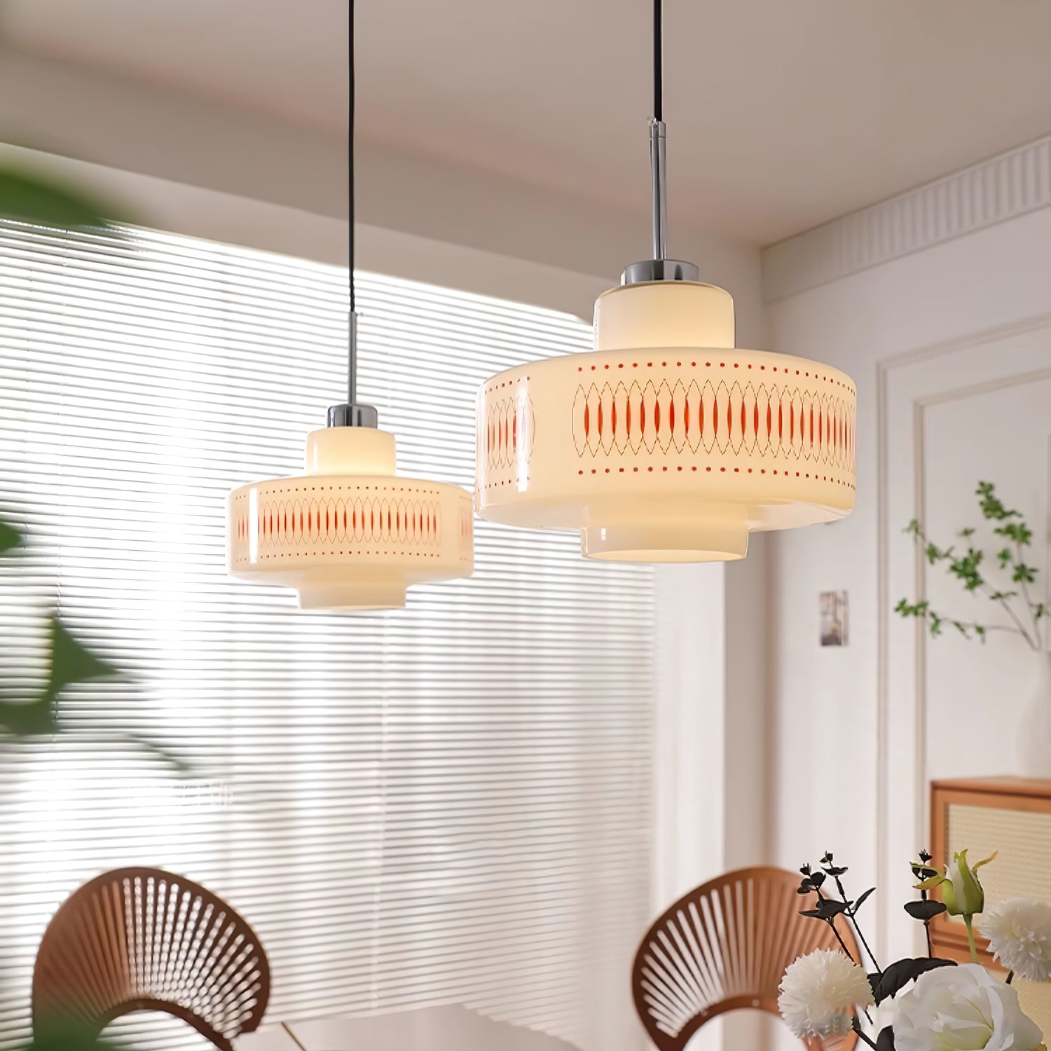 Luna Vintage Glass Pendant Lamp - Letslighting