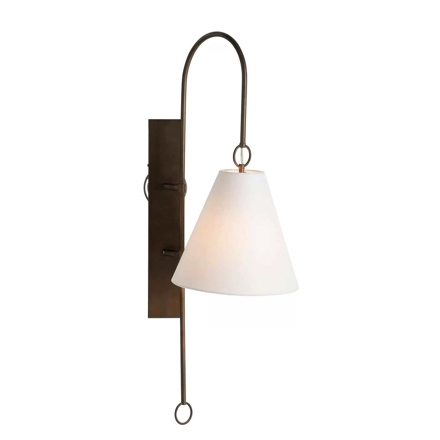 Andromeda Modern Premium Brass Fabric Wall Lamp - Letslighting