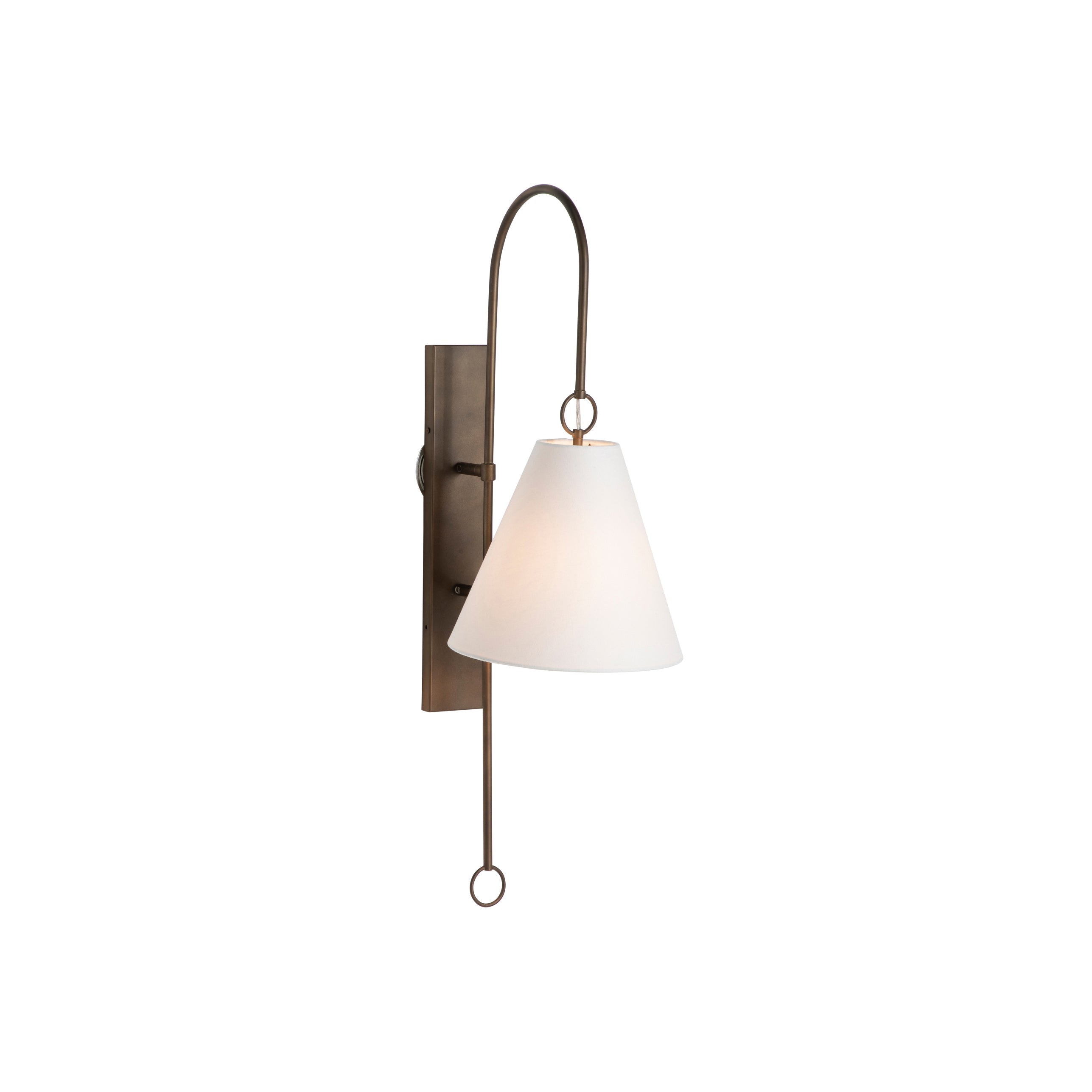 Andromeda Modern Premium Brass Fabric Wall Lamp - Letslighting