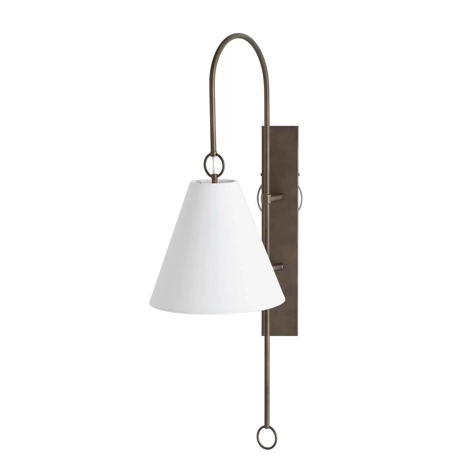 Andromeda Modern Premium Brass Fabric Wall Lamp - Letslighting