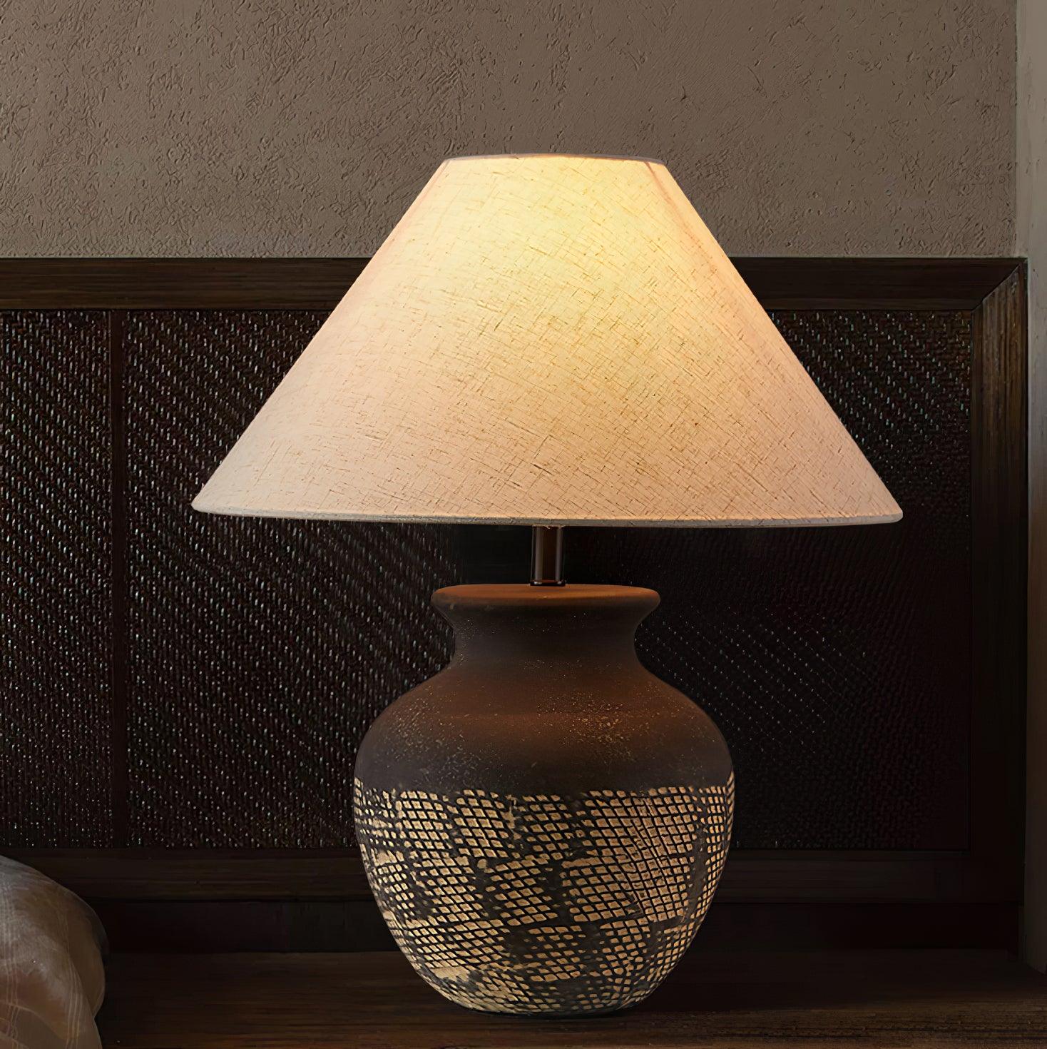 Ellie Minimalist Ceramics Table Lamp - Letslighting