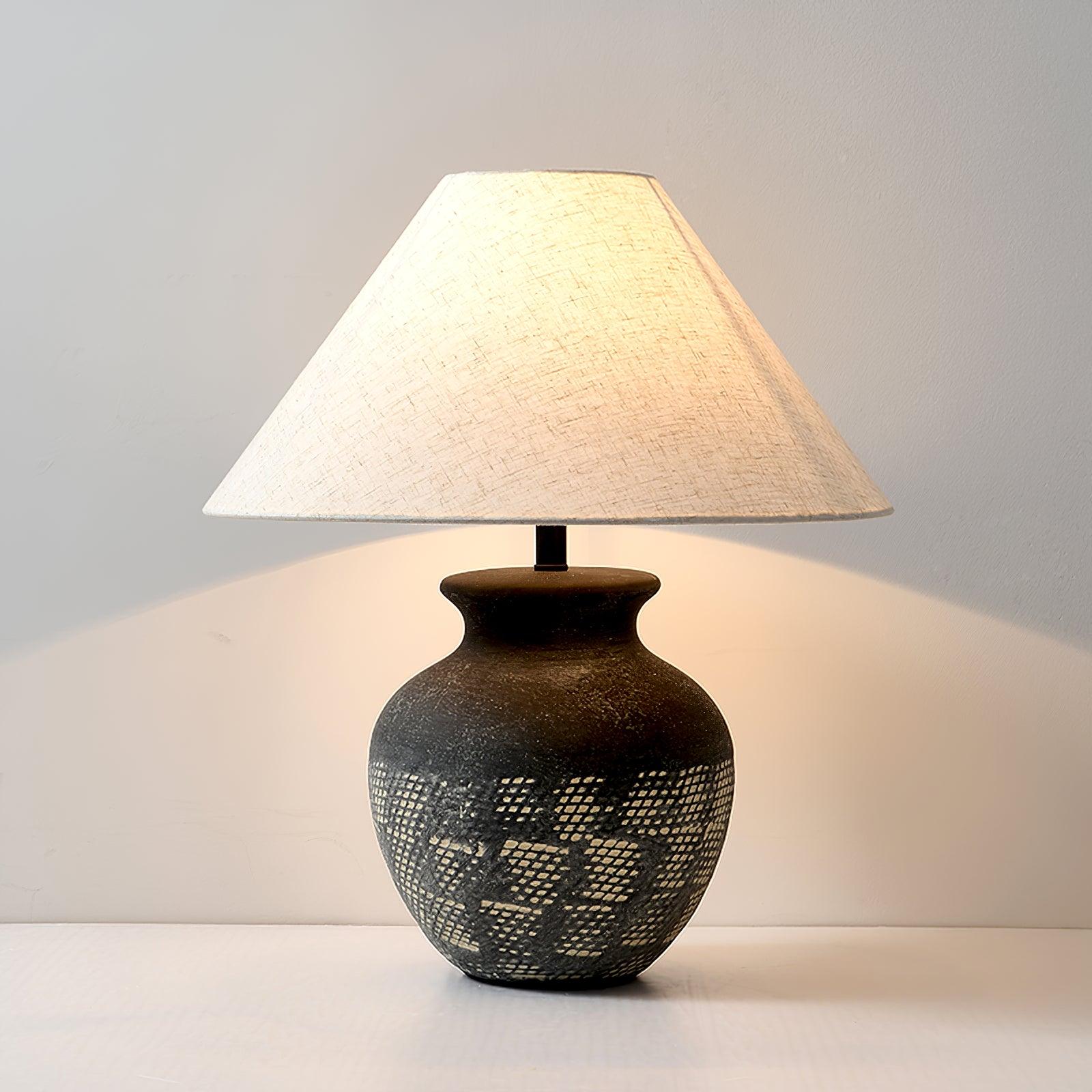 Ellie Minimalist Ceramics Table Lamp - Letslighting