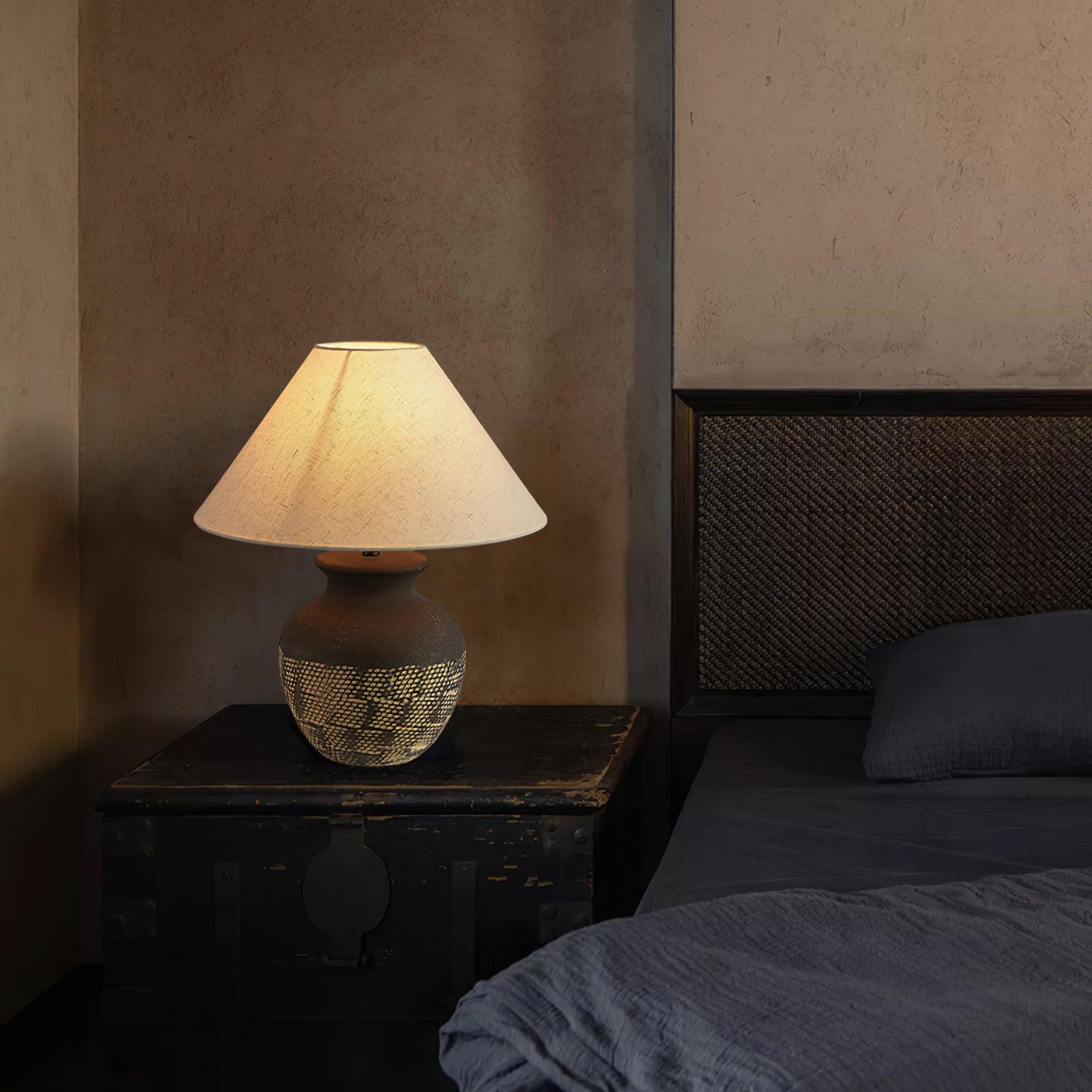 Ellie Minimalist Ceramics Table Lamp - Letslighting