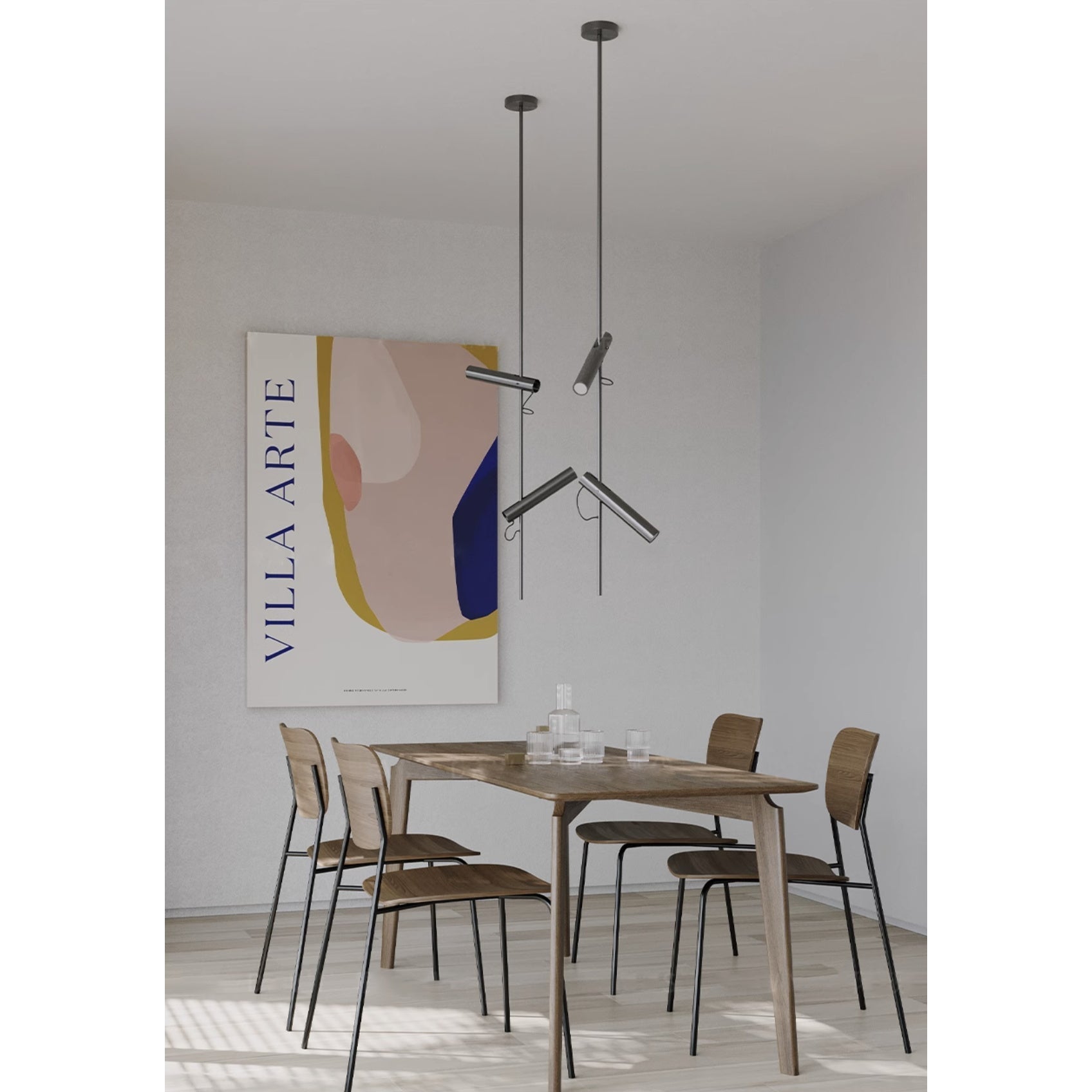 Jarnbruvyi Modern Minimalist Line Pendant Light - Letslighting