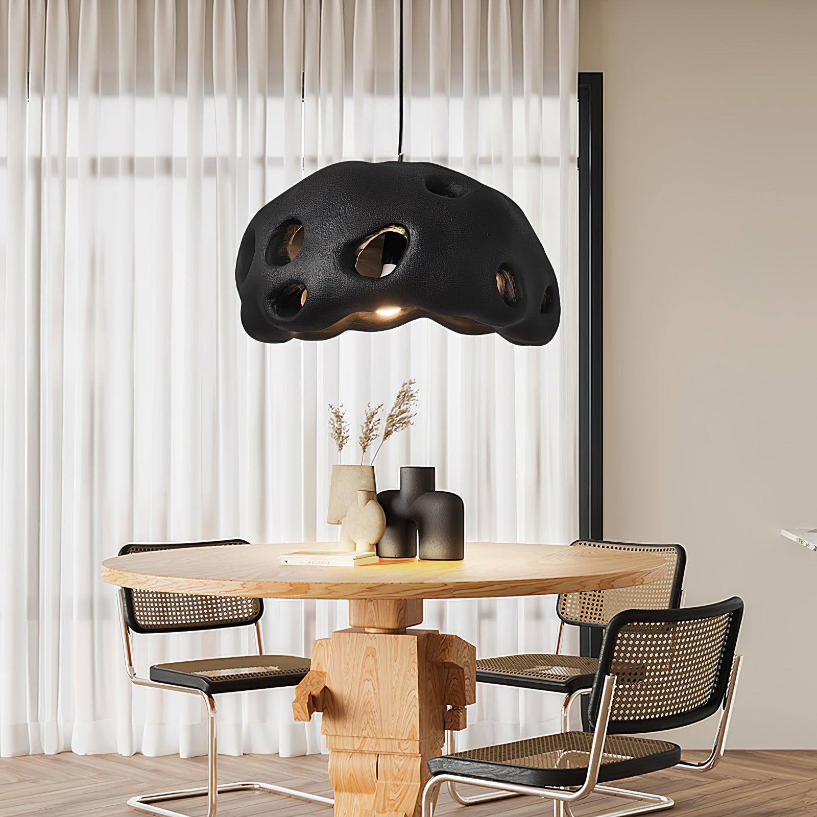 Lustra Pendant Light Resin White for Living Room - Letslighting