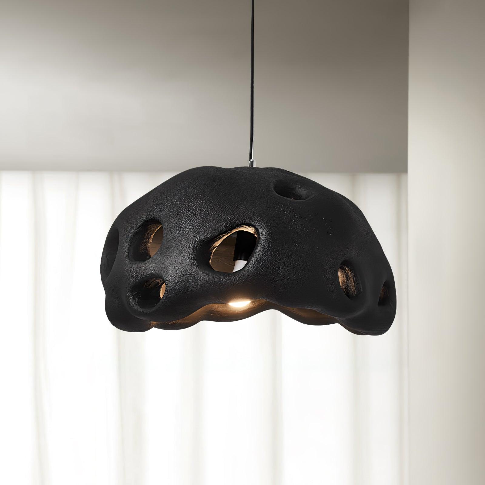 Lustra Pendant Light Resin White for Living Room - Letslighting