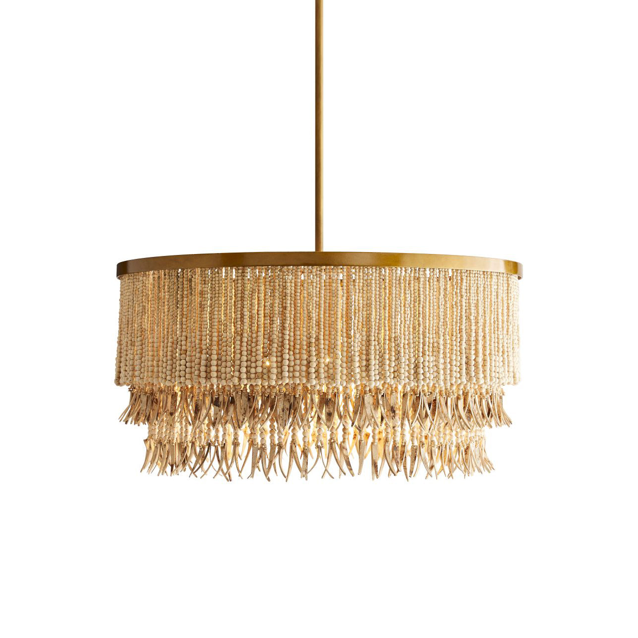 Silva Chandelier  Wood and Coconut beads
