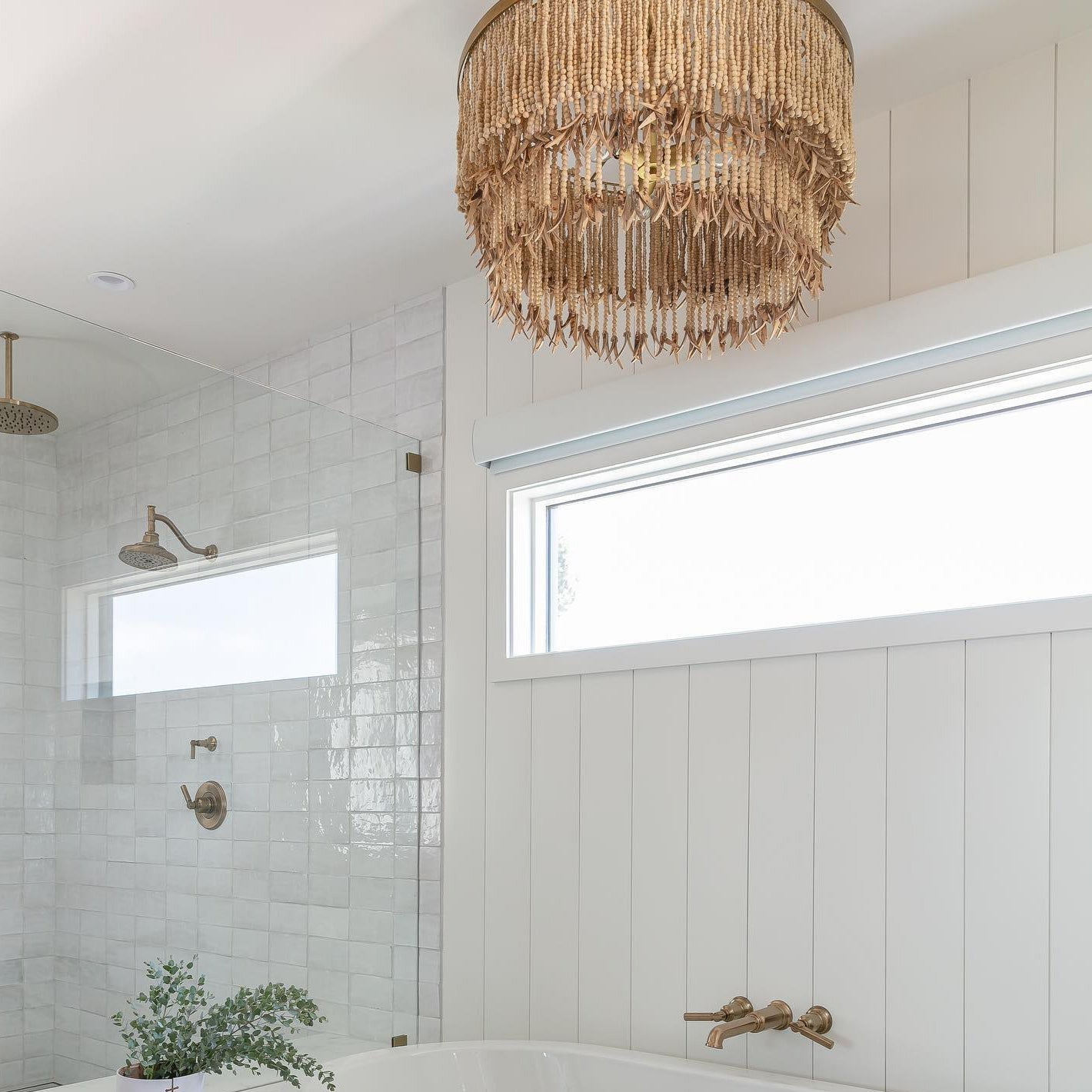 Silva Chandelier  Wood and Coconut beads