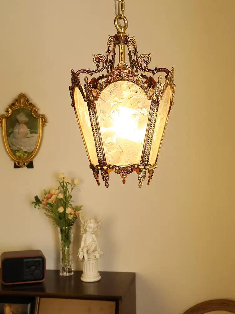 Lustra Pendant Lamp Brass Empire Antique Elegant - Letslighting
