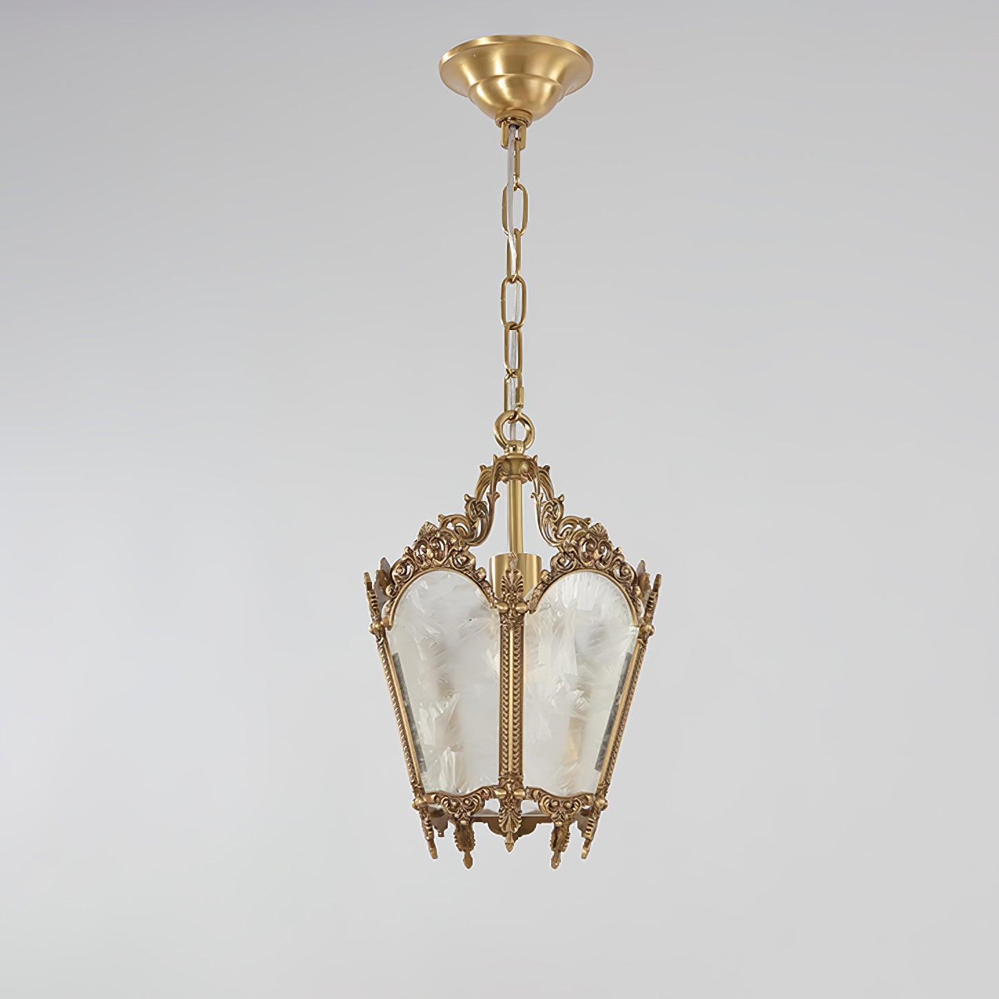 Lustra Pendant Lamp Brass Empire Antique Elegant - Letslighting