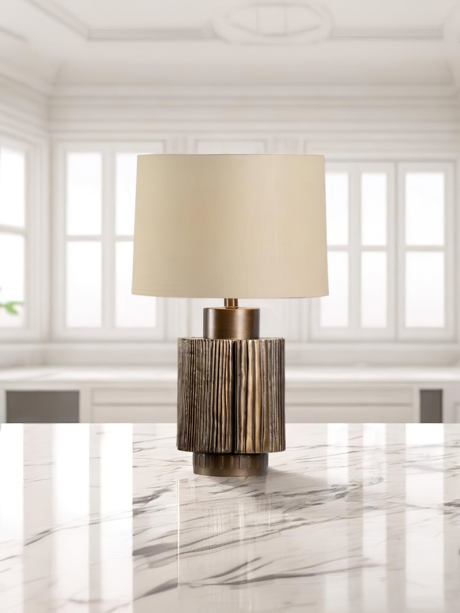 Lumeo Fabric Luxury Table Lamp - Letslighting