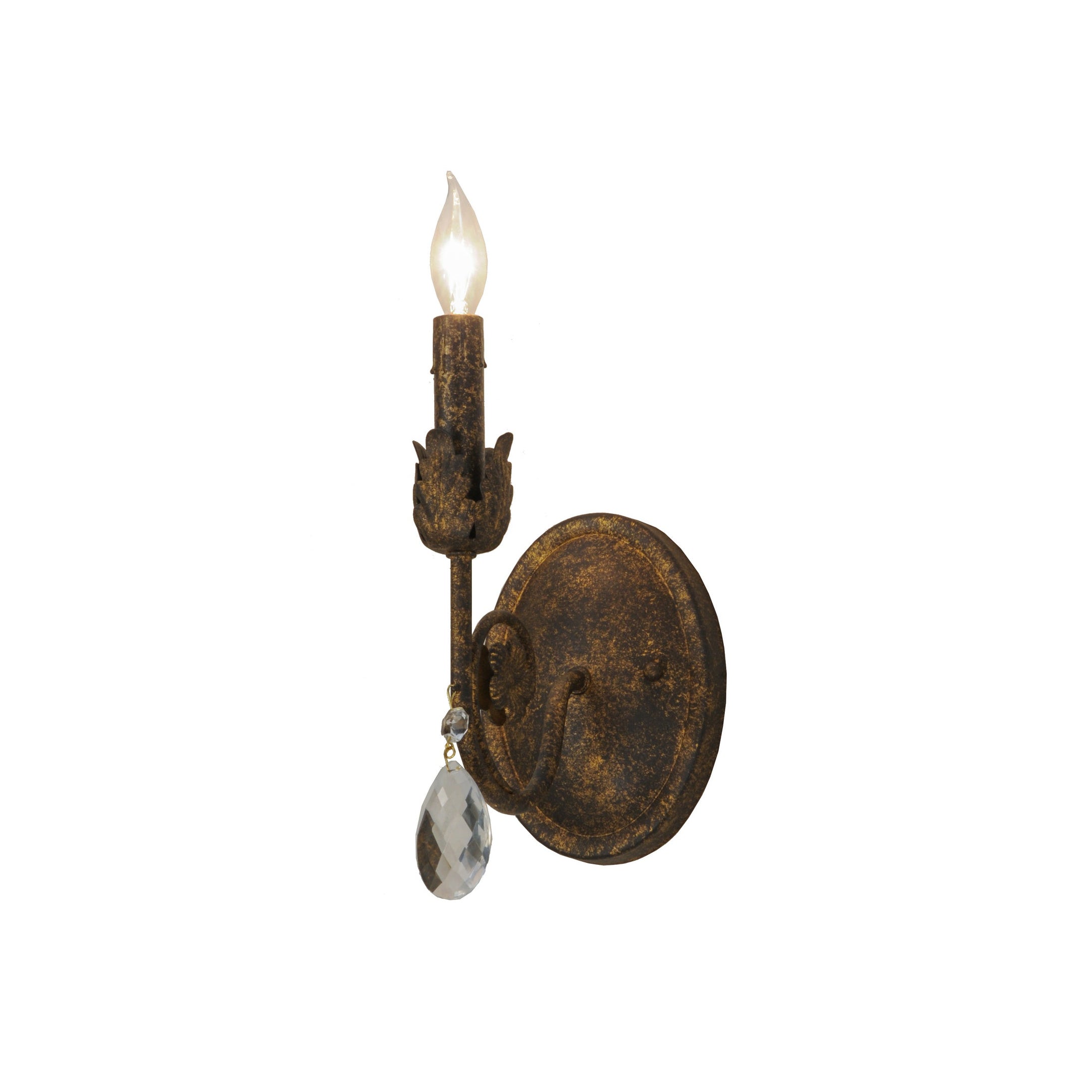Alice Vintage Antique Brass Wall Lamp - Letslighting