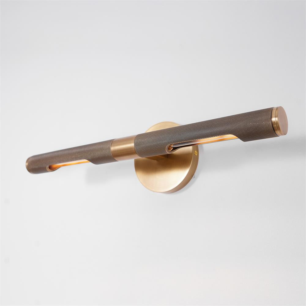 Solvain Modern Brass LED Wall Light - Letslighting