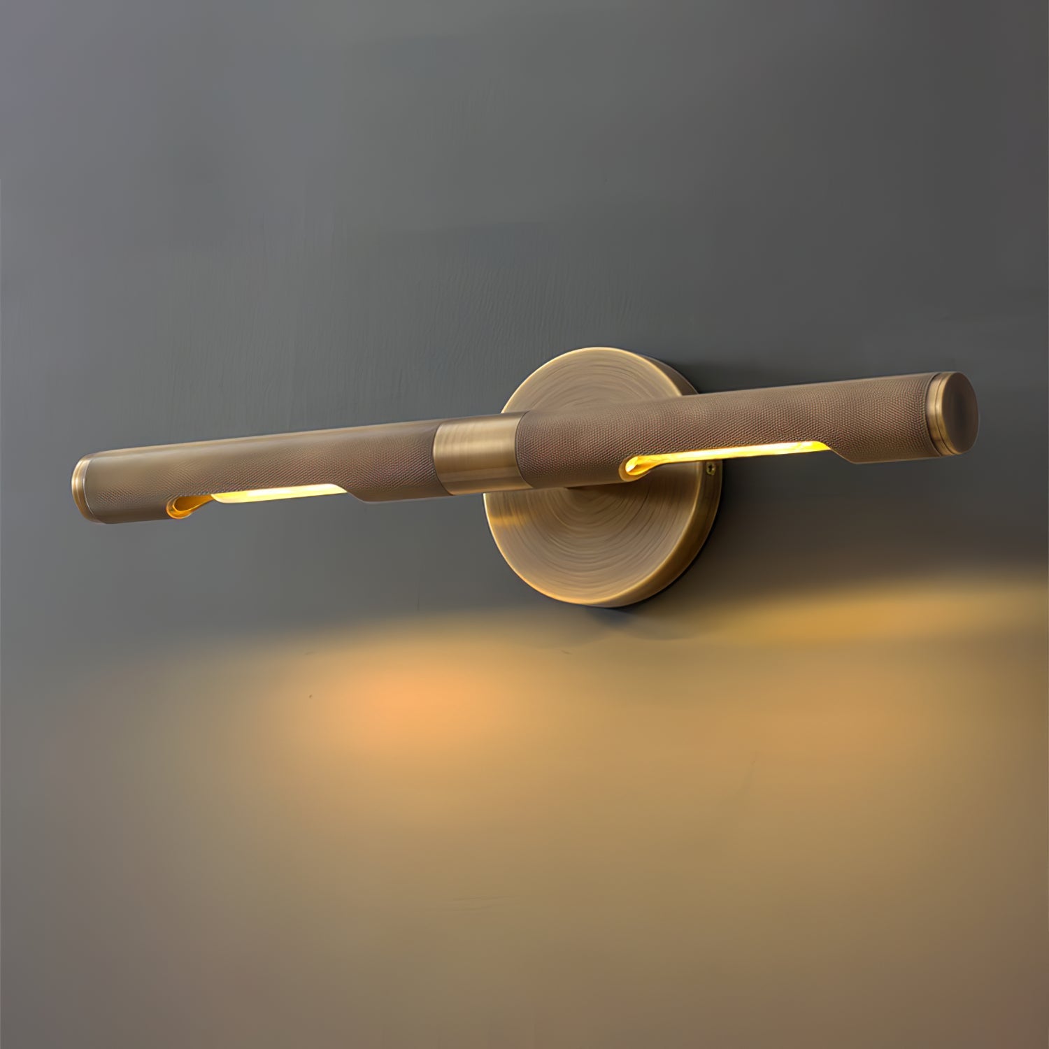 Solvain Modern Brass LED Wall Light - Letslighting