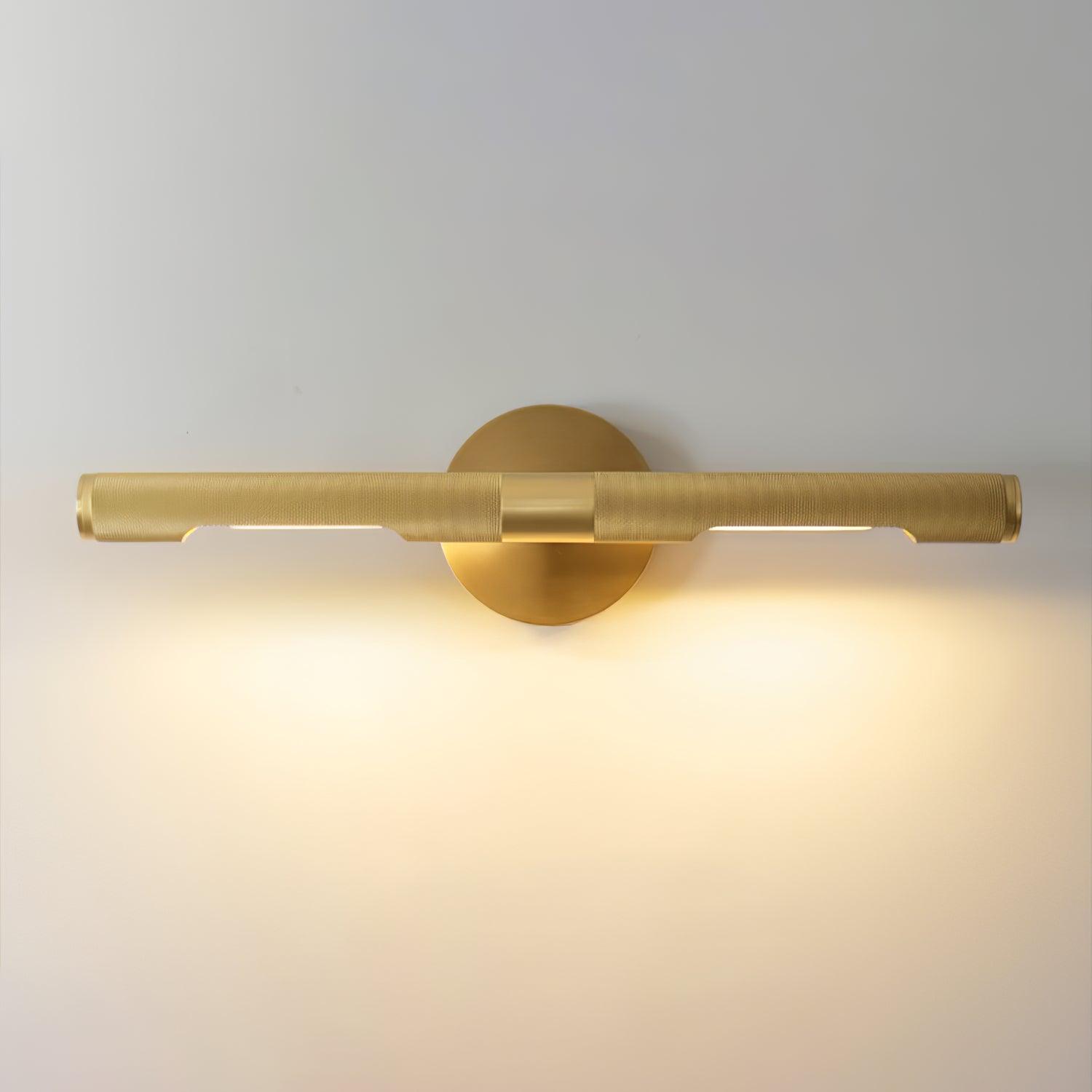 Solvain Modern Brass LED Wall Light - Letslighting