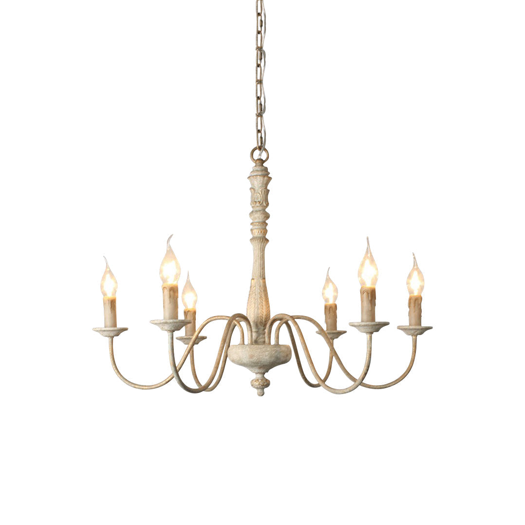 Ljomuvyi Traditional Farmhouse Wood Chandelier - Letslighting