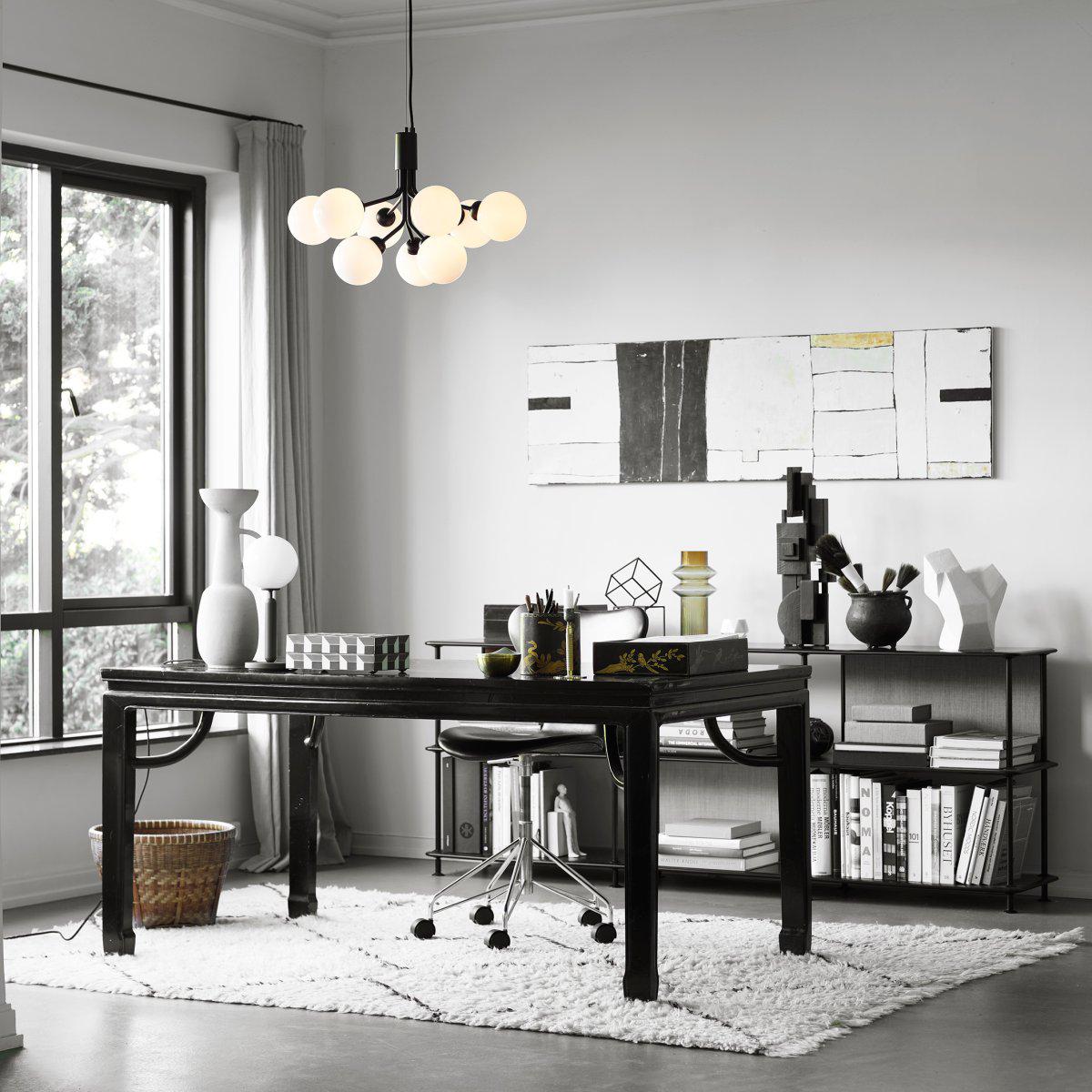 Lustra Pendant Lamp Glass Globe Cluster Brass - Letslighting