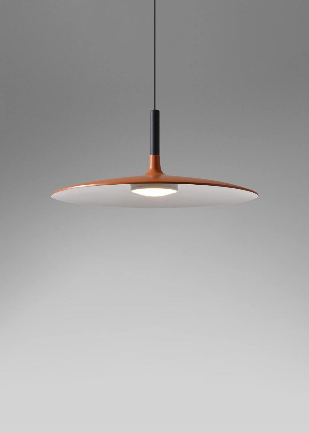 Lustra Pendant Lamp Aluminum Flat Disc - Letslighting
