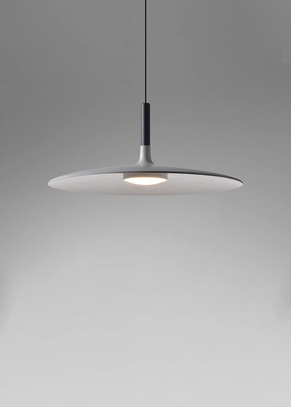 Lustra Pendant Lamp Aluminum Flat Disc - Letslighting