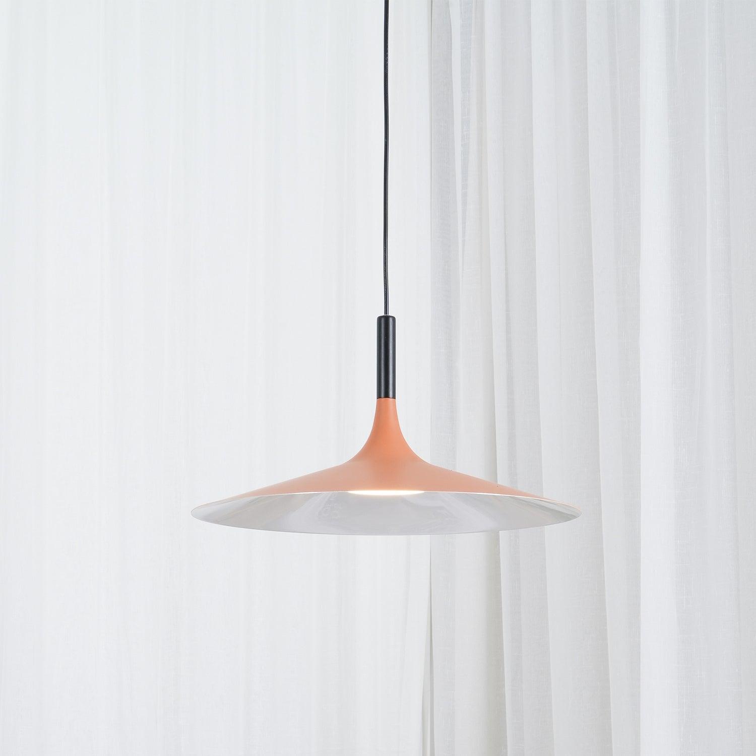 Lustra Pendant Lamp Aluminum Flat Disc - Letslighting
