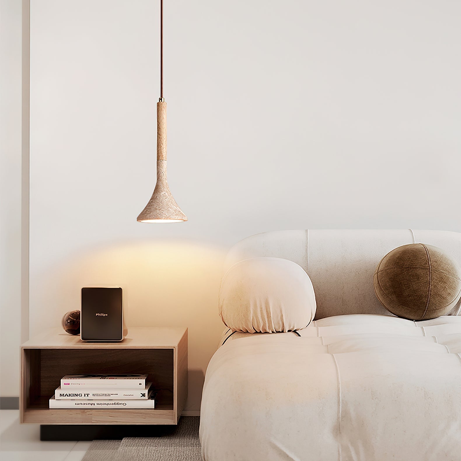 Ilnoren Travertine Pendant Light - Letslighting
