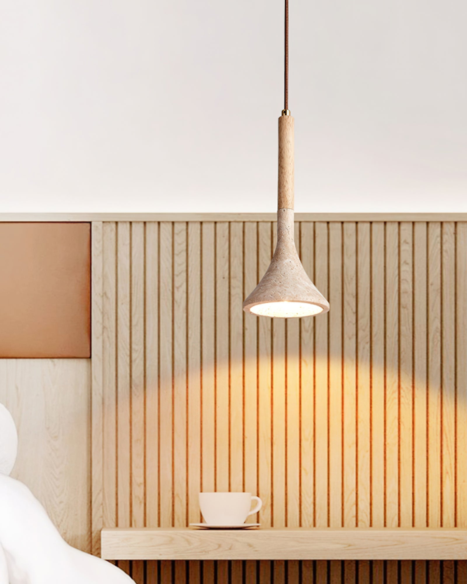 Ilnoren Travertine Pendant Light - Letslighting