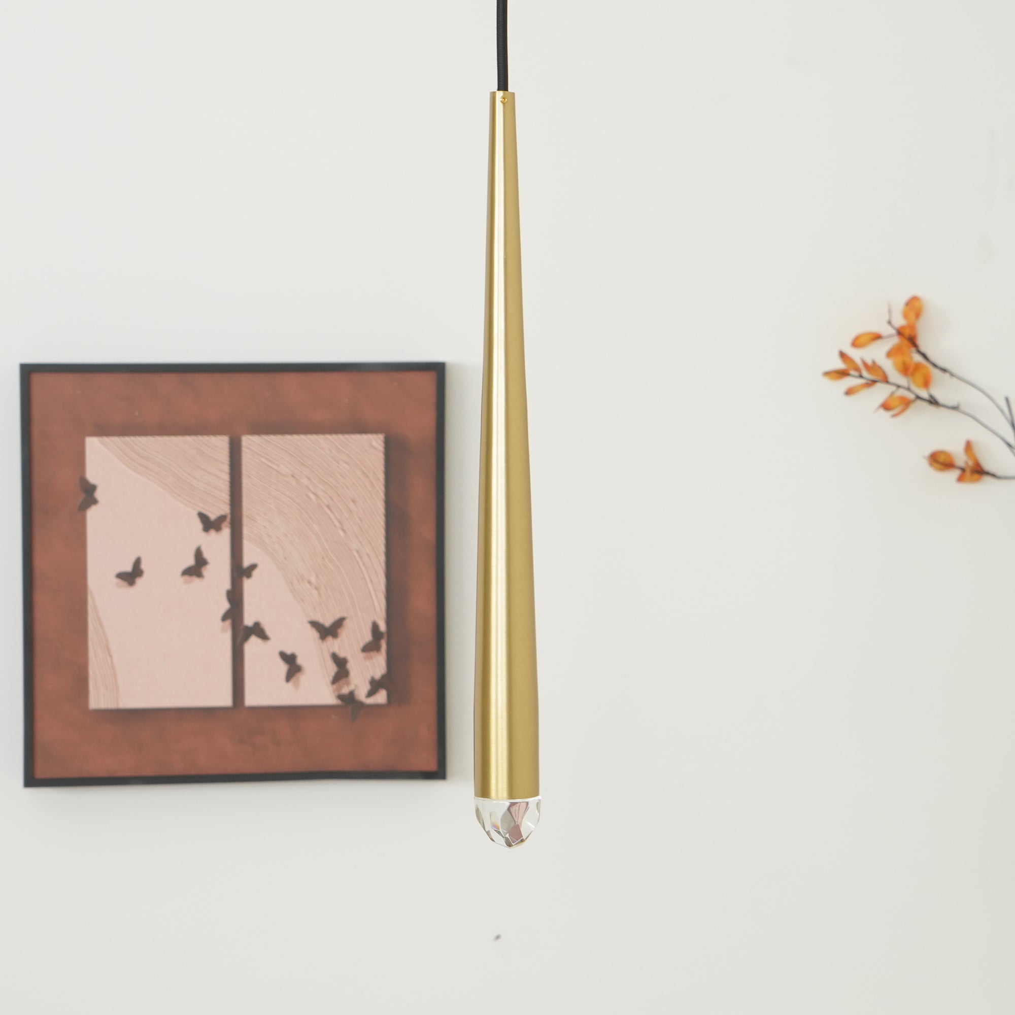 Chandelier Crystal Shade Brass Blackened Silver Luxe Minimalistic - Letslighting