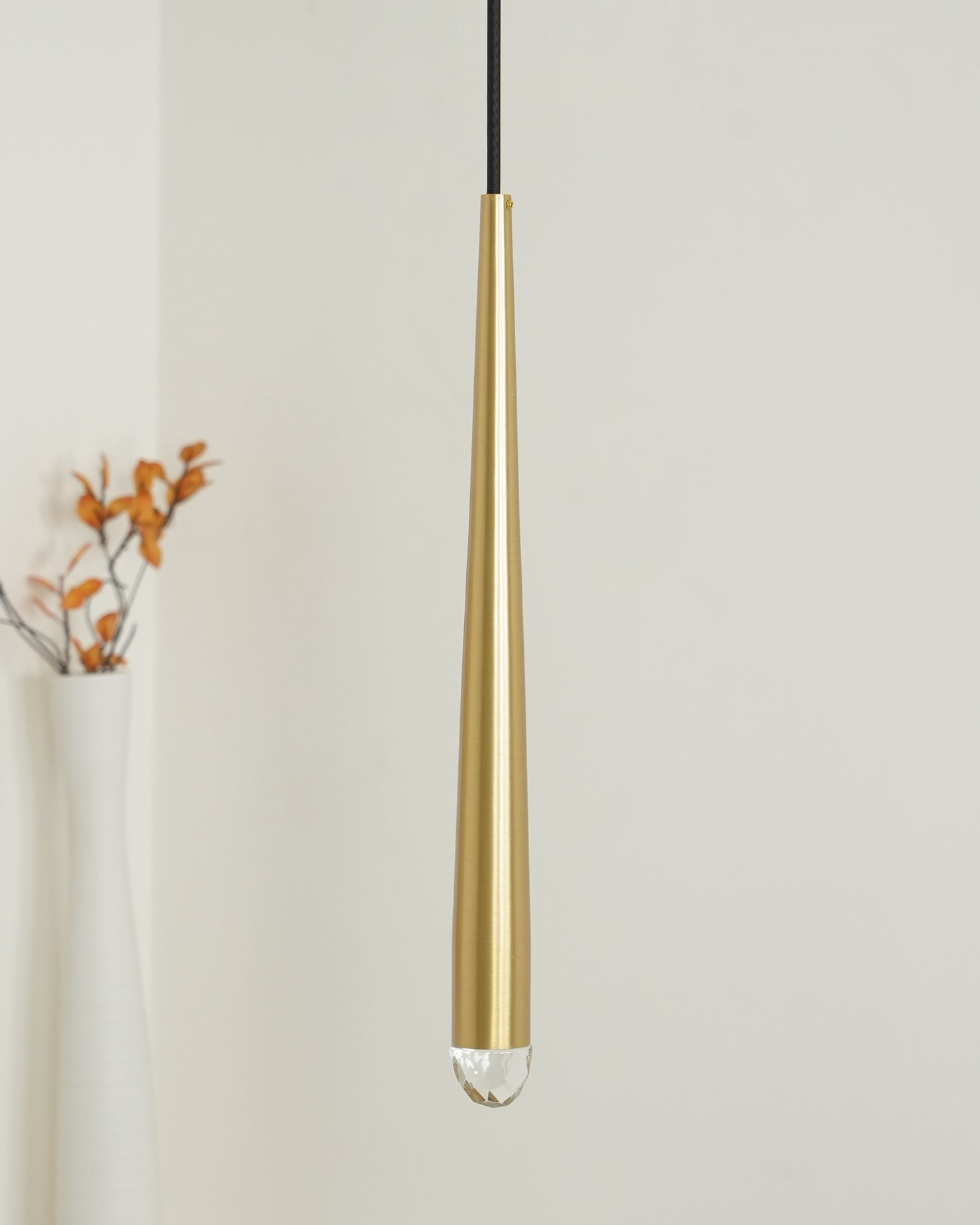 Chandelier Crystal Shade Brass Blackened Silver Luxe Minimalistic - Letslighting