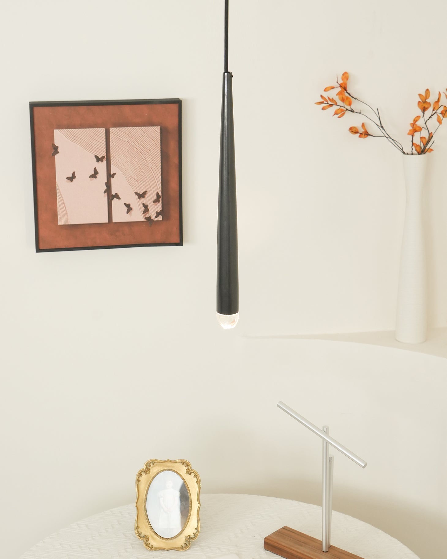 Chandelier Crystal Shade Brass Blackened Silver Luxe Minimalistic - Letslighting