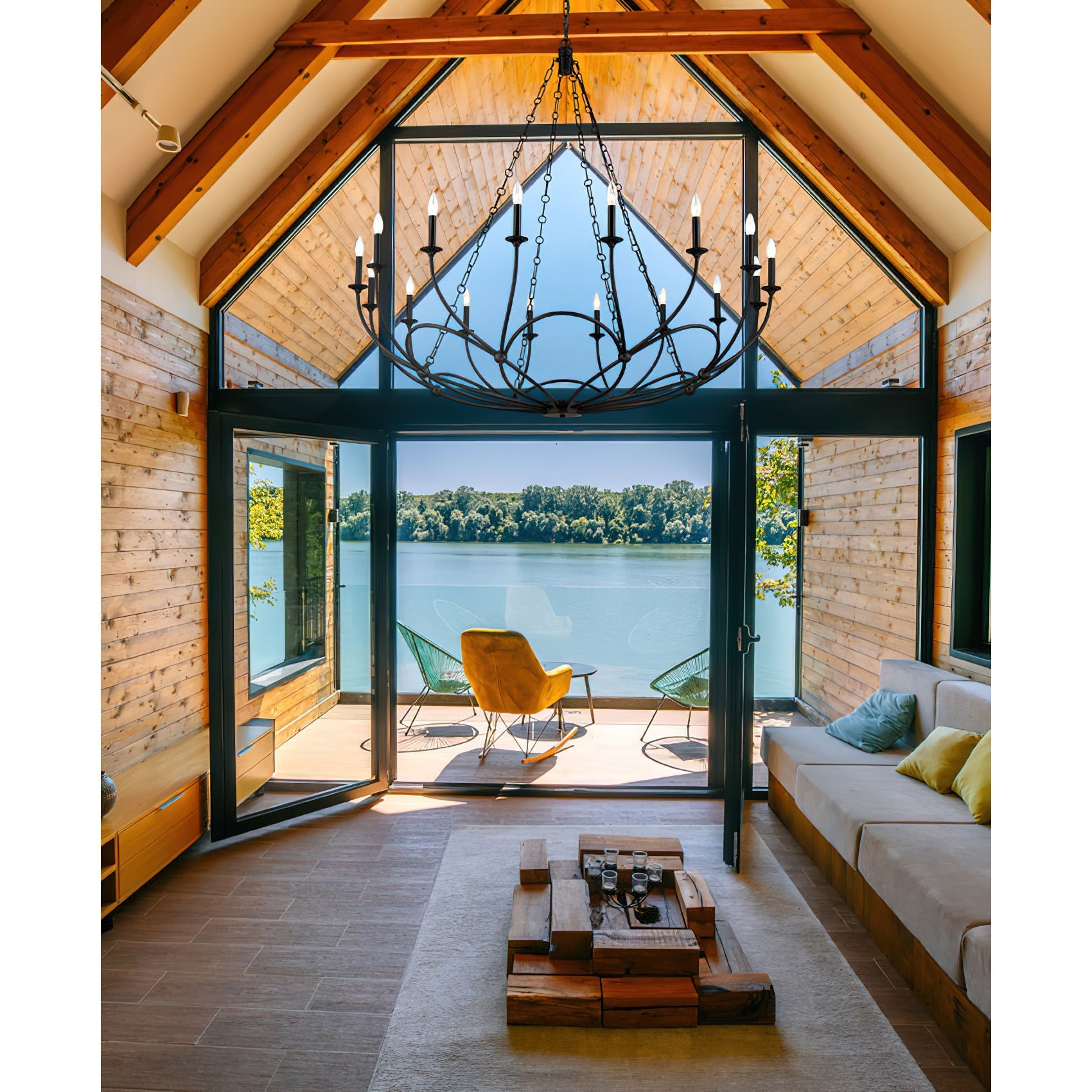 Arabella Candle-style Circular Design Chandelier - Letslighting