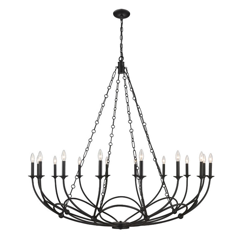 Arabella Candle-style Circular Design Chandelier - Letslighting