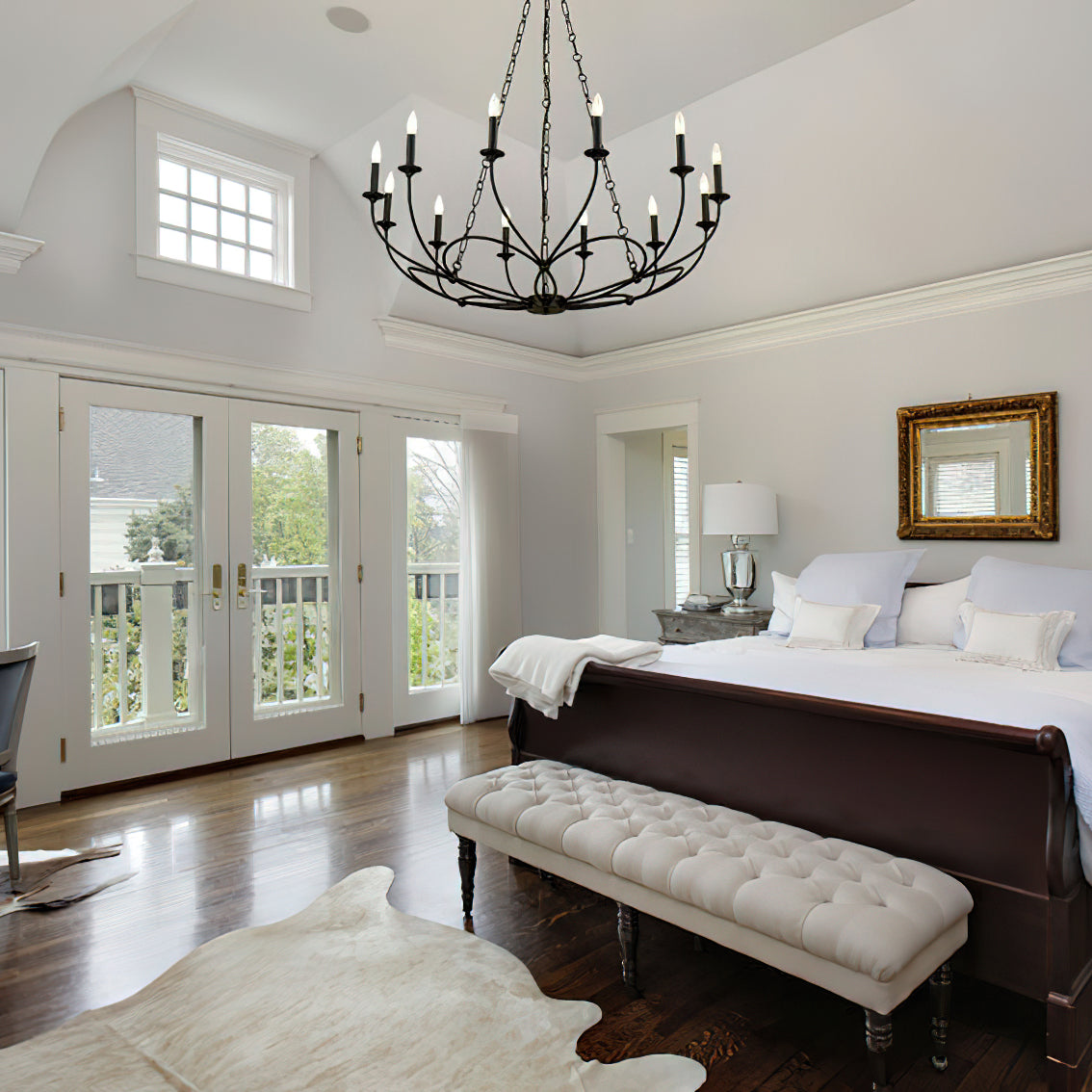 Arabella Candle-style Circular Design Chandelier - Letslighting