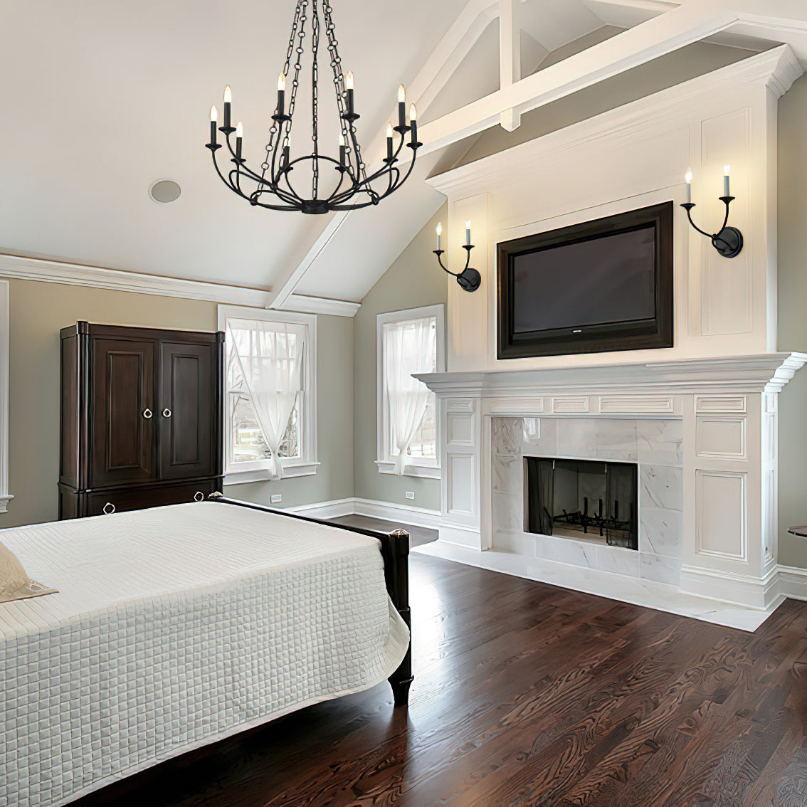 Arabella Candle-style Circular Design Chandelier - Letslighting