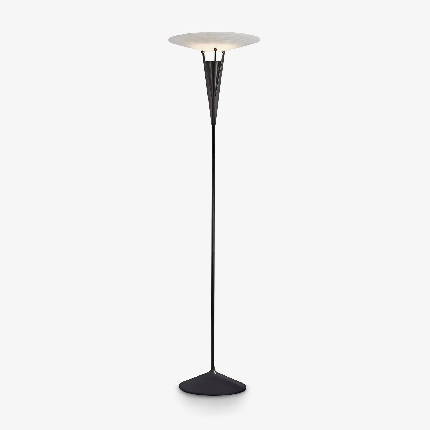 Veloros Cone Alabaster Floor Lamp - Letslighting
