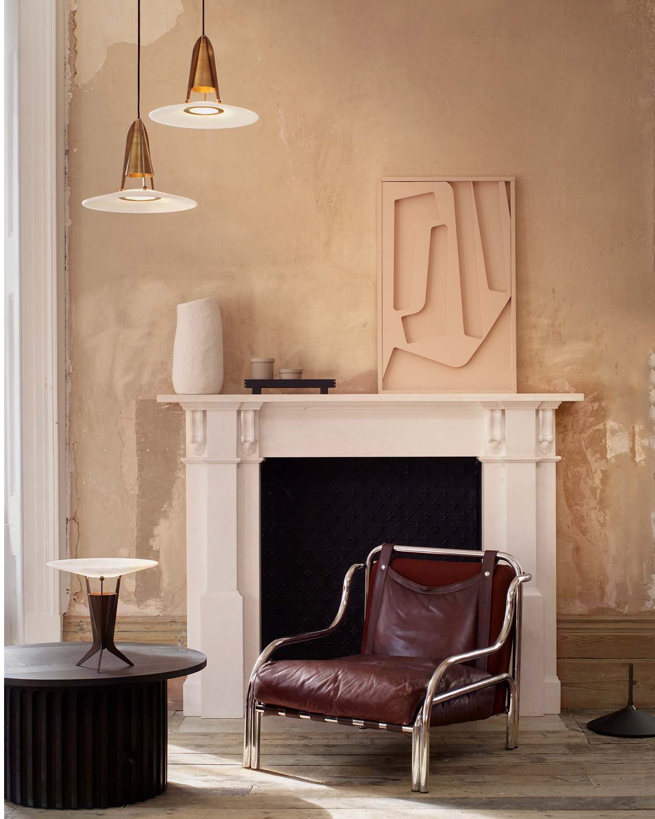 Aragon Pendant Light Alabaster & Fusion - Letslighting