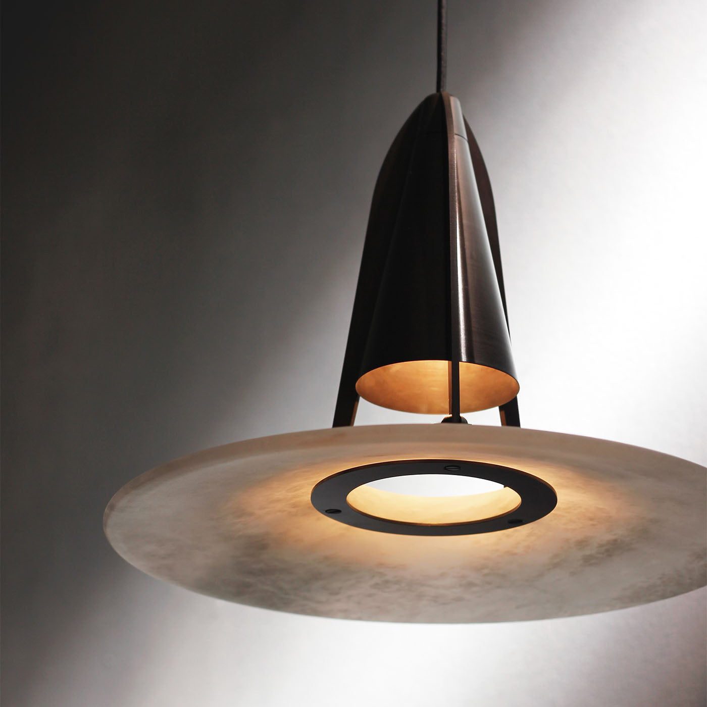 Aragon Pendant Light Alabaster & Fusion - Letslighting