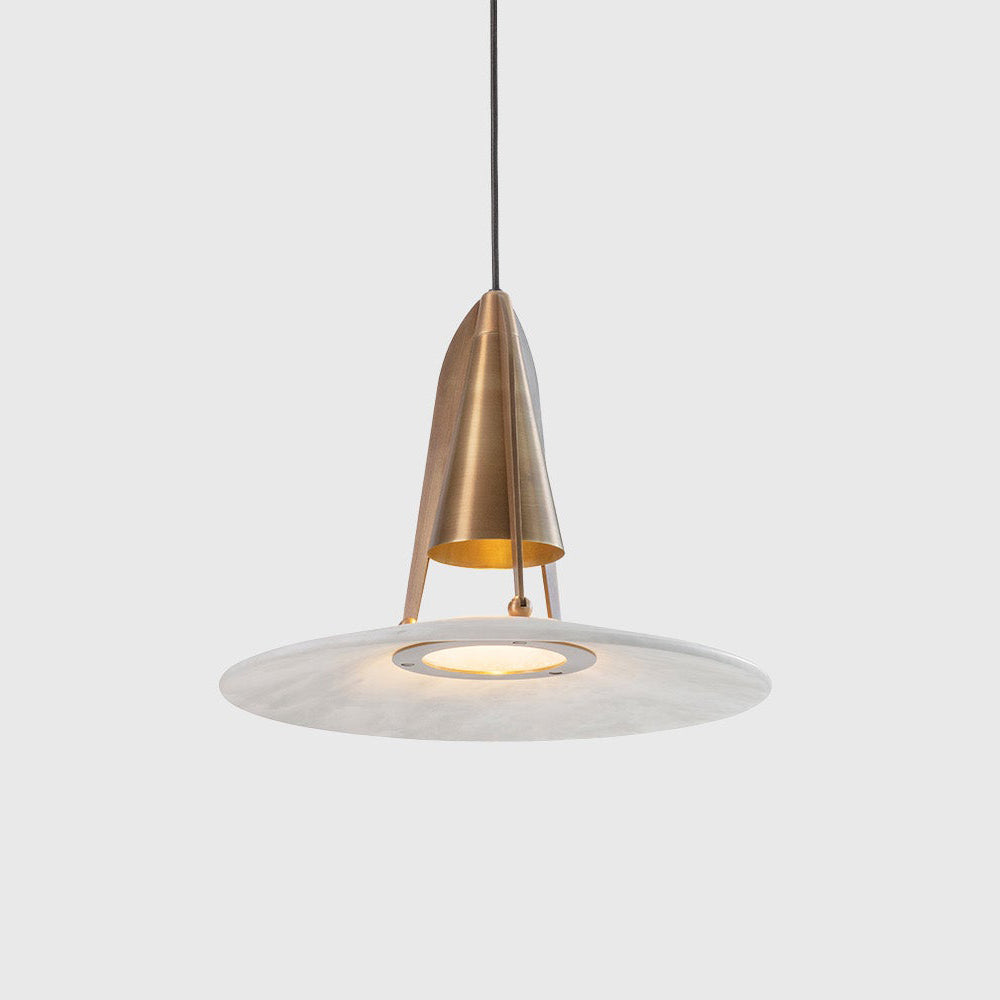 Aragon Pendant Light Alabaster & Fusion - Letslighting