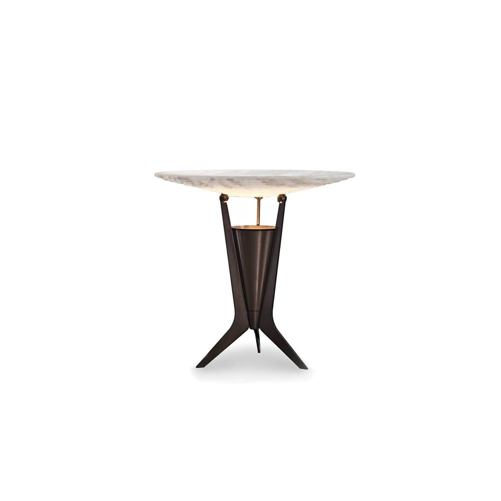 Eurtalus Alabaster Top Table Lamp - Letslighting