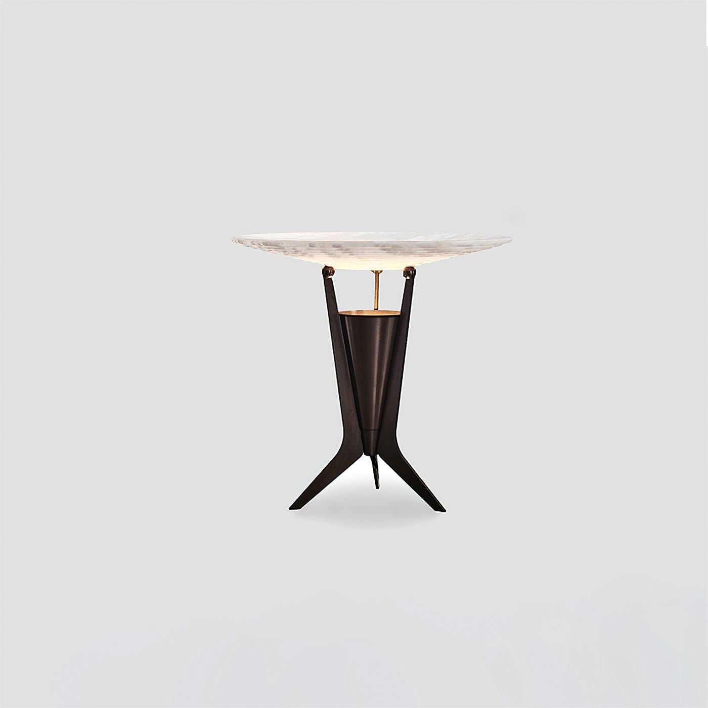 Eurtalus Alabaster Top Table Lamp - Letslighting