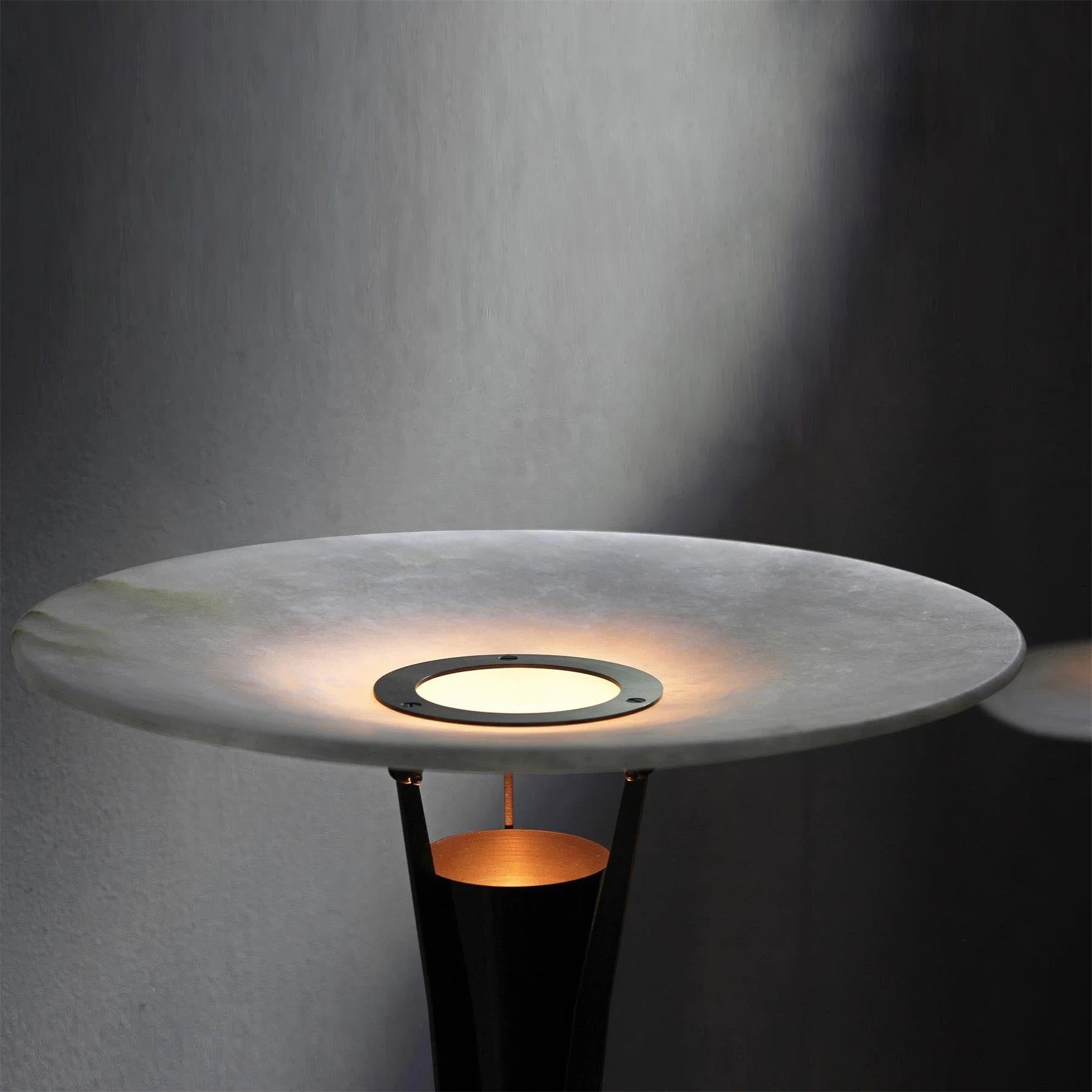 Eurtalus Alabaster Top Table Lamp - Letslighting