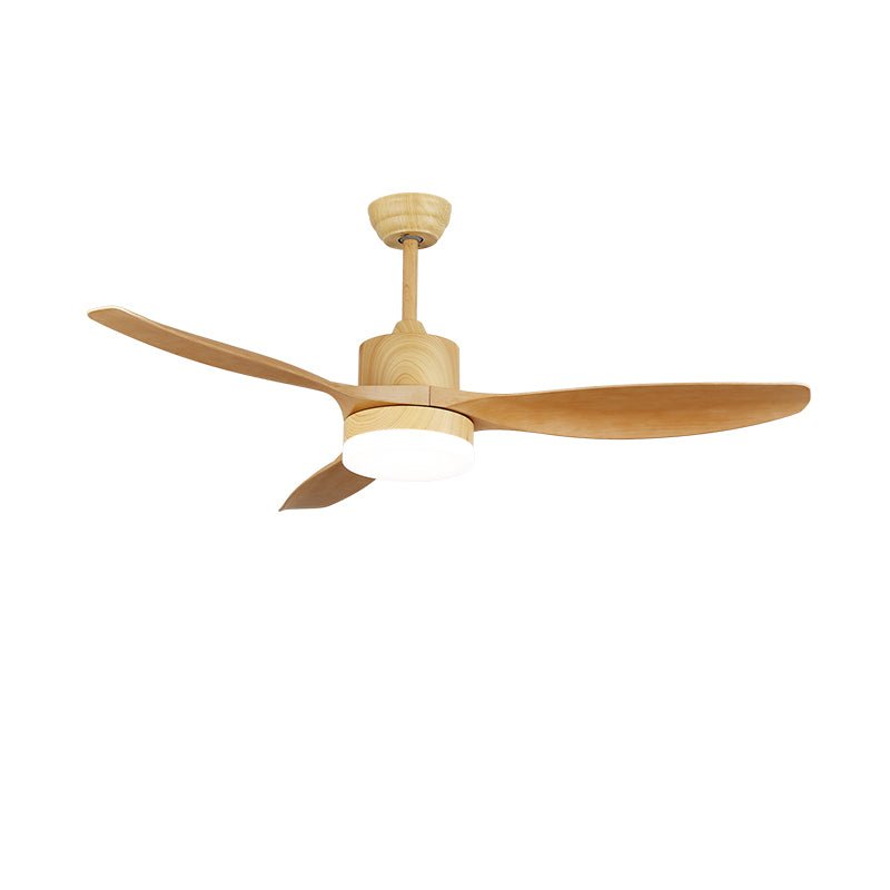 Dario Minimalist Wood Ceiling Fan Light - Letslighting