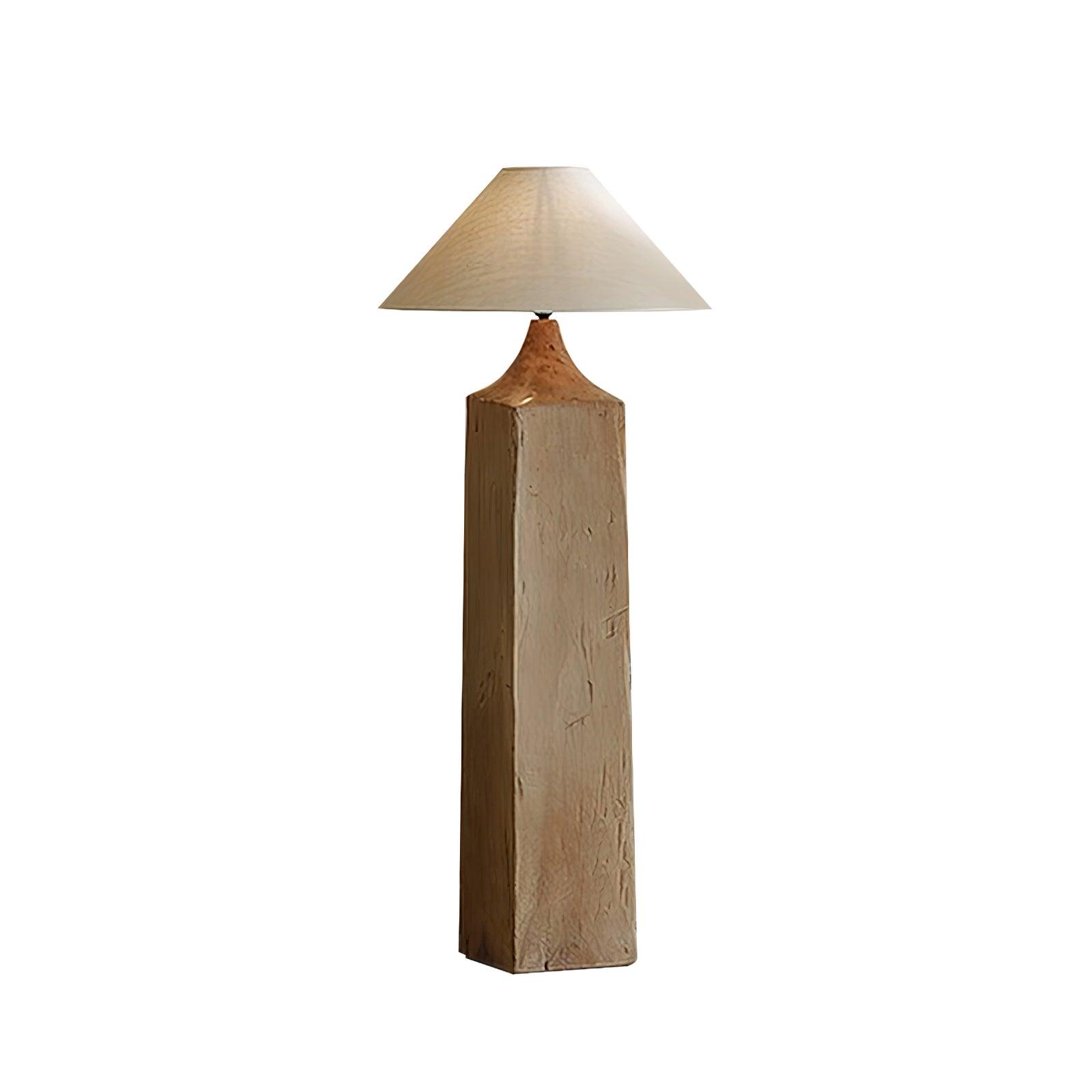 Rustica Timber Column Floor Lamp - Letslighting