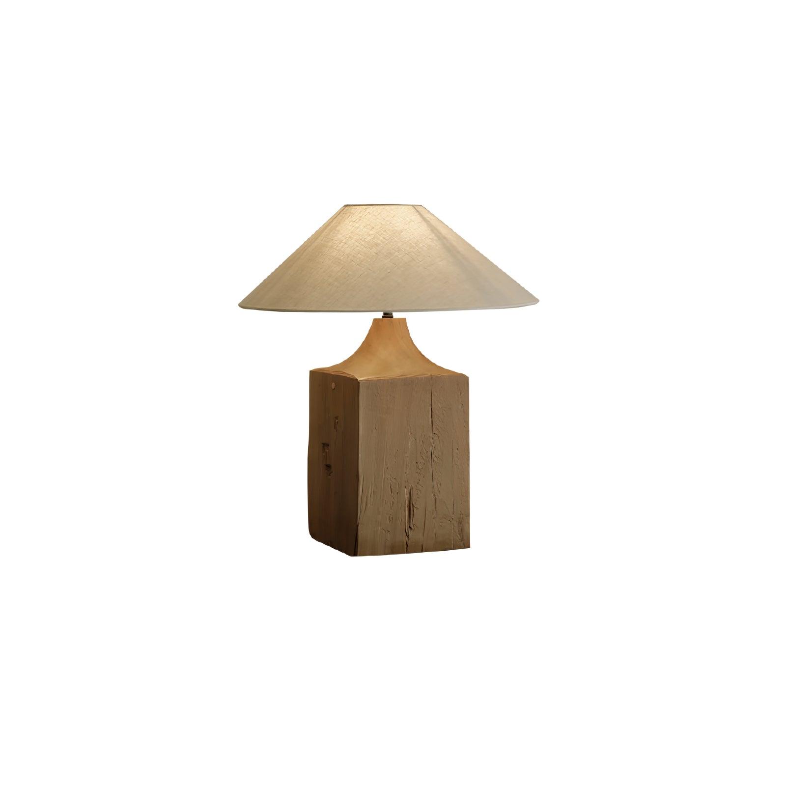 Rustica Timber Column Floor Lamp - Letslighting
