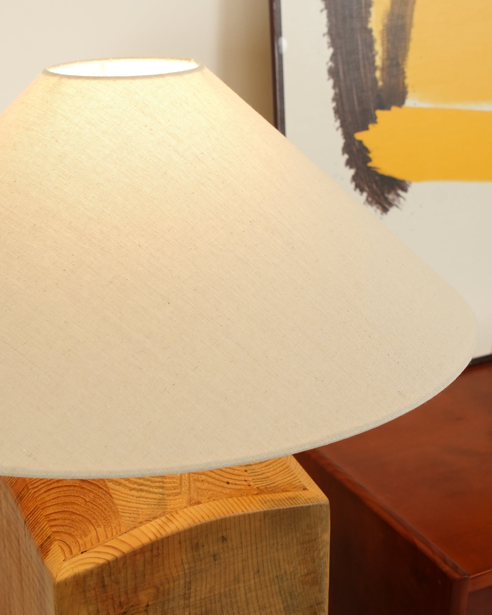 Rustica Timber Column Floor Lamp - Letslighting