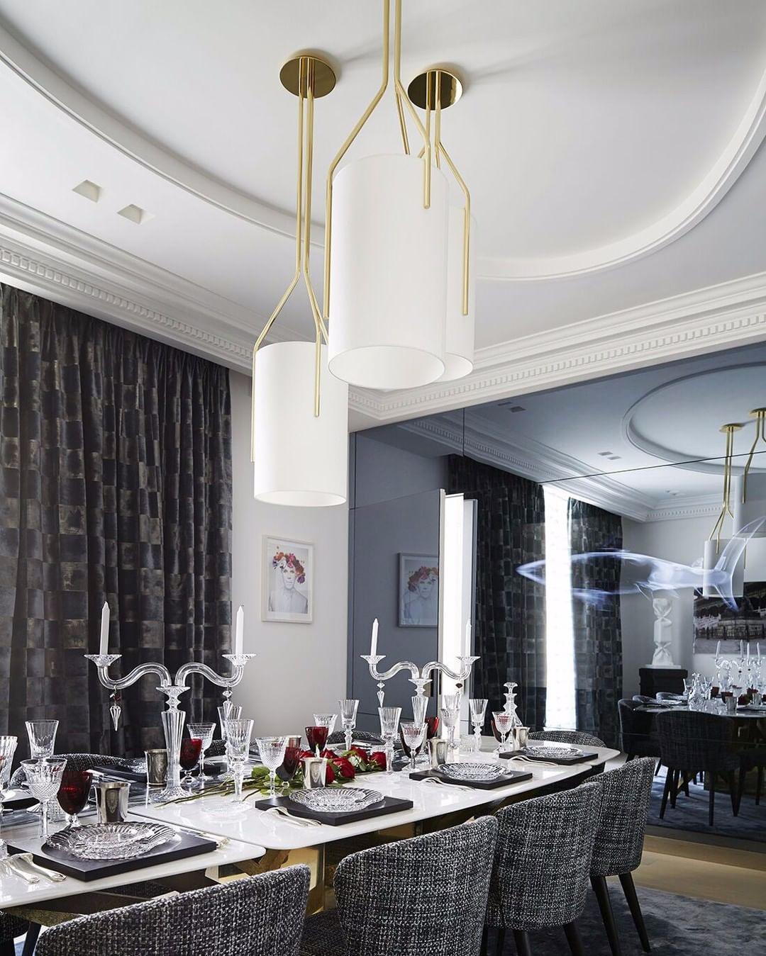 Lustra Chandelier LED 3-Lights Brass Modern - Letslighting