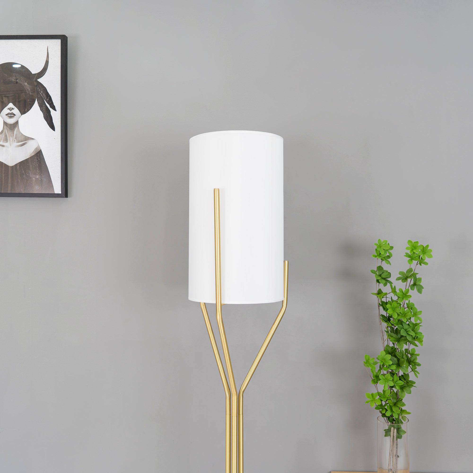 Evvynor Glam Brass Floor Lamp - Letslighting