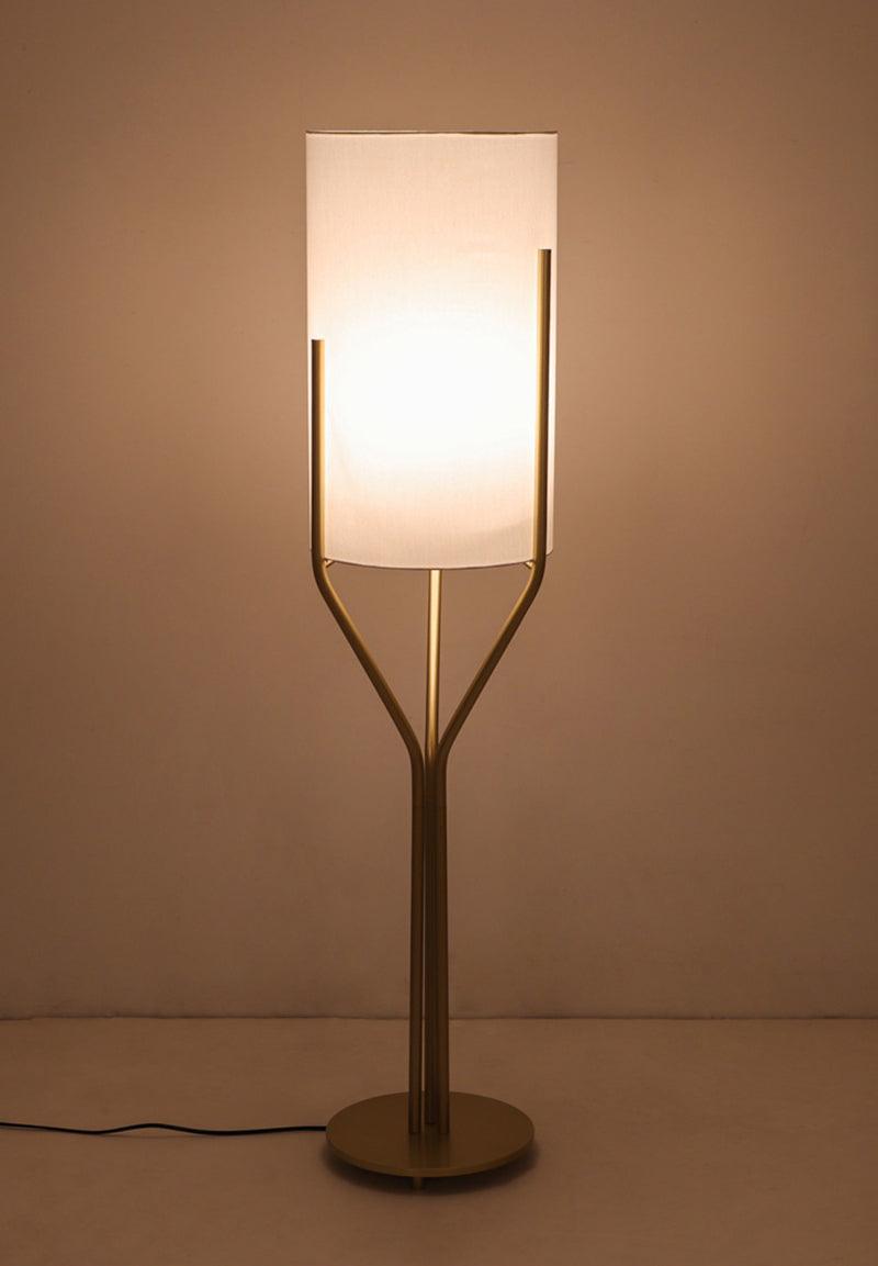 Evvynor Glam Brass Floor Lamp - Letslighting